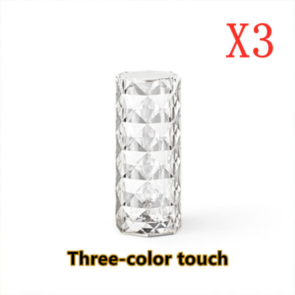 Nordic Crystal Lamp USB Table Lamps Bedroom Touch Dimming Atmosphere Diamond Night Light Rose Projector Lamp Decor 23 15e0069d ad04 4512 aa68 677a3e34a385 2