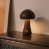 INS Wooden Cute Mushroom LED Night Light With Touch Switch Bedside Table Lamp For Bedroom Childrens Room Sleeping Night Lamps Home Decor - Image 10