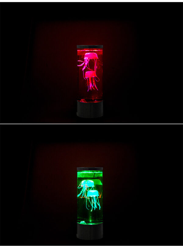LED Jellyfish Aquarium Lamp Night Light USB Powered 29 407056059820