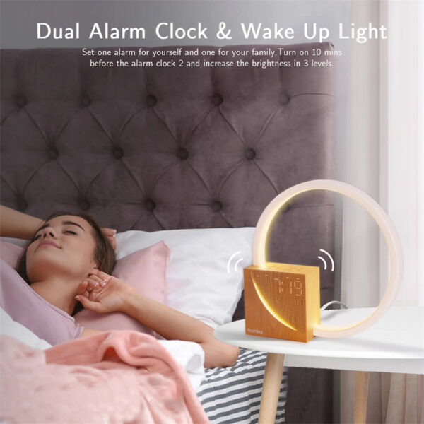 Bedside Lamp Touch Table Lamp With Natural Sounds, Desk Lamp With Alarm Clock, Touch Control 3 Levels Brightness Home Decor 6 787a1526 2634 4eb9 8ff2 02a7dfff3d06