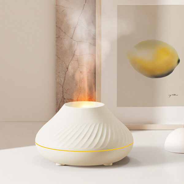 Newest RGB Flame Aroma Diffuser 130Ml 3d Colorful Flame Humidifier Fire Volcano Diffuser Flame 9 d7425fa6 8e5a 48c2 8a8d 80363da1ac90
