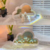 Tulip Night Lamp DIY Material Cloud Tulips Night Lamp Decorative Mirrors Photo Frame LED Table Lights Korean Creative Desk Bedroom Handmade Birthday Gifts - Image 4