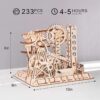3D DIY Wooden Puzzle Roller Coaster Children's Toys - Image 5