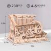 3D DIY Wooden Puzzle Roller Coaster Children's Toys - Image 10