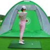 Golf Practice Net Tent Golf Hitting Cage Garden Grassland Practice Tent Golf Training Equipment Mesh Outdoor - Image 7