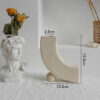 Simplicity Ceramic Vase Dry Flower Arrangement Home Decoration Ornament Living Room Display Art Vases - Image 8