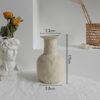 Simplicity Ceramic Vase Dry Flower Arrangement Home Decoration Ornament Living Room Display Art Vases - Image 3