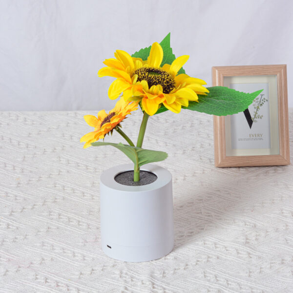 Rechargeable Sunflower Led Simulation Night Light Table Lamp Simulation Flowers Decorative Desk Lamp For Resturaunt Hotel Wedding Gift 10 3d9ca885 a751 49bd 9ac5 9531d03cbf45