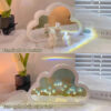 Tulip Night Lamp DIY Material Cloud Tulips Night Lamp Decorative Mirrors Photo Frame LED Table Lights Korean Creative Desk Bedroom Handmade Birthday Gifts - Image 3