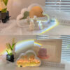 Tulip Night Lamp DIY Material Cloud Tulips Night Lamp Decorative Mirrors Photo Frame LED Table Lights Korean Creative Desk Bedroom Handmade Birthday Gifts - Image 10