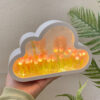 Tulip Night Lamp DIY Material Cloud Tulips Night Lamp Decorative Mirrors Photo Frame LED Table Lights Korean Creative Desk Bedroom Handmade Birthday Gifts - Image 8