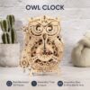 Robotime Rokr Creative DIY Toys 3D Owl Wooden Clock Building Block Kits For Children Christmas Gifts Home Decoration LK503 - Image 5