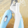 Pet Nail Clippers Dog Nail Clippers Cat Nail Clippers LED Electric Nail Grinder Pet Supplies LED Light Pet Nail Clippers - Image 4