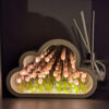 Tulip Night Lamp DIY Material Cloud Tulips Night Lamp Decorative Mirrors Photo Frame LED Table Lights Korean Creative Desk Bedroom Handmade Birthday Gifts - Image 9