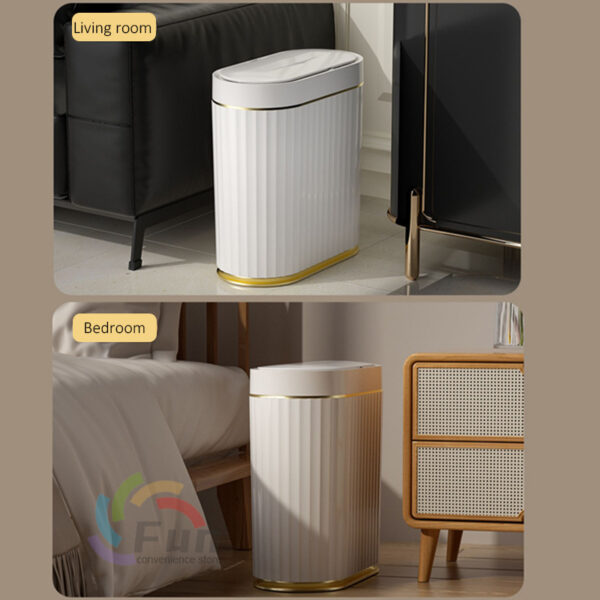 Smart Sensor Trash Bin with Lid for Bedroom, Kitchen, and Car 9 8dcb98eb 3970 41f5 895d 28d41c118d78