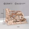 3D DIY Wooden Puzzle Roller Coaster Children's Toys - Image 9