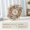 Robotime ROKR Zodiac Wall Clock 3D Wooden Puzzle Model Assembly Toys Gifts for Children Kids Teens LC601 Support Dropshipping - Image 7