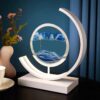 High-end Business Gifts Quicksand Painting 3D Living Room Decorations Lights Creative Lamp Led Lights - Image 9