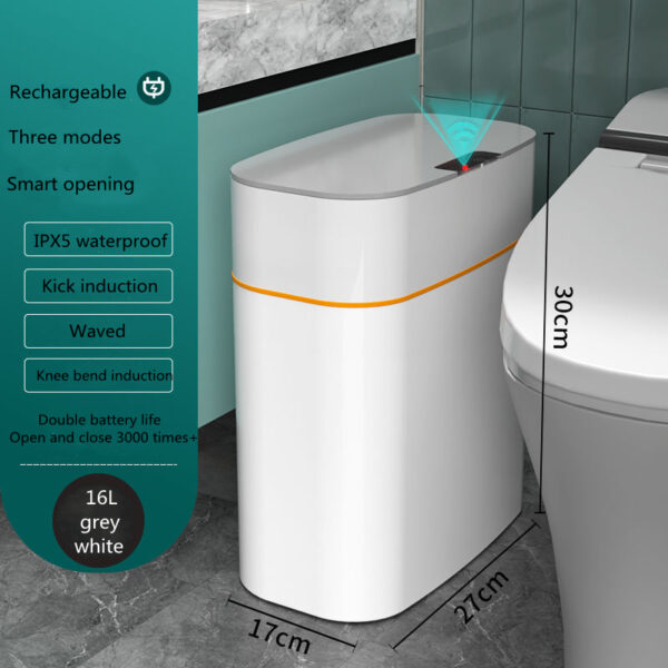 Smart Sensor Trash Bin with Lid for Bedroom, Kitchen, and Car 7 b352888c 06cf 4a53 88d9 633e9f4cb16e