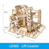 3D DIY Wooden Puzzle Roller Coaster Children's Toys - Image 6