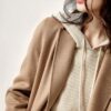 Autumn And Winter Thickening Knitted Hat Loose Sweater - Image 4