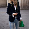 Velvet Lapel Casual Suit Business Fashion Slim Single-breasted Jacket Outwear Clothing For Women - Image 5