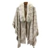Loose Fashion Versatile Big Fur Collar Knitwear Shawl - Image 5