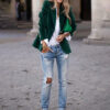 Velvet Lapel Casual Suit Business Fashion Slim Single-breasted Jacket Outwear Clothing For Women - Image 3