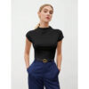 Women's Slim Fit Fashionable All-match Pure Color Tight Half Sleeve - Image 8