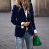 Velvet Lapel Casual Suit Business Fashion Slim Single-breasted Jacket Outwear Clothing For Women - Image 7