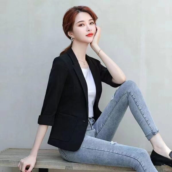 Casual Cotton And Linen Small Tailored Suit Top 4 637916d9 246d 4f53 af36 9cc83aa897b9