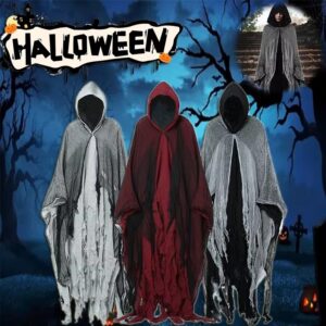 Unisex Halloween Ghost Dementor Costume Cloak