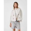 Ins Double-breasted Lapel Blazer Jacket Fashion Loose Woolen Short Coat Elegant Commuting Women's Clothing - Image 3