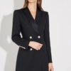 Autumn And Winter Wool Temperament Waist-controlled Long Sleeve Suit Skirt - Image 3