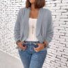 Women's Cardigan Jacket Casual Versatile Long Sleeves - Image 3