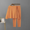 Off-shoulder Woolen Pants Top Loose Knitting Suit - Image 6