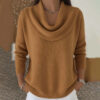 Autumn And Winter New Solid Color Long-sleeved Sweater - Image 8