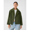 Ins Double-breasted Lapel Blazer Jacket Fashion Loose Woolen Short Coat Elegant Commuting Women's Clothing - Image 2