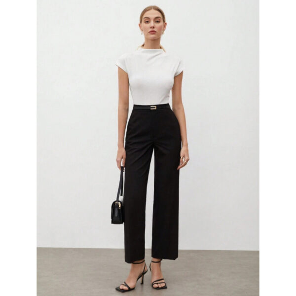 Women's Slim Fit Fashionable All-match Pure Color Tight Half Sleeve 7 cdda69c4 a4a8 432c 88b4 6400d56f3835