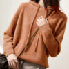 Autumn And Winter Thickening Knitted Hat Loose Sweater - Image 7
