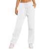 Women's Solid Color Casual Loose Fleece-lined Trousers - Image 7