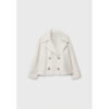 Ins Double-breasted Lapel Blazer Jacket Fashion Loose Woolen Short Coat Elegant Commuting Women's Clothing - Image 7